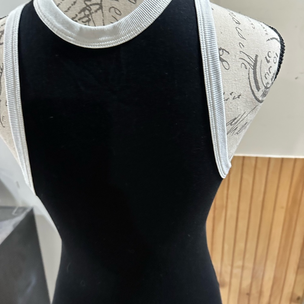 a new day Black Tank Top with White Trim - Picture 2 of 3